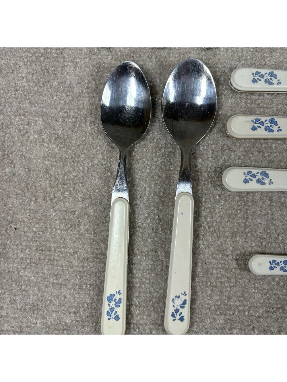Vintage 15 Pcs Pfaltzgraff Stainless Flatware-Yorktowne-Silverware-Mixed Lot